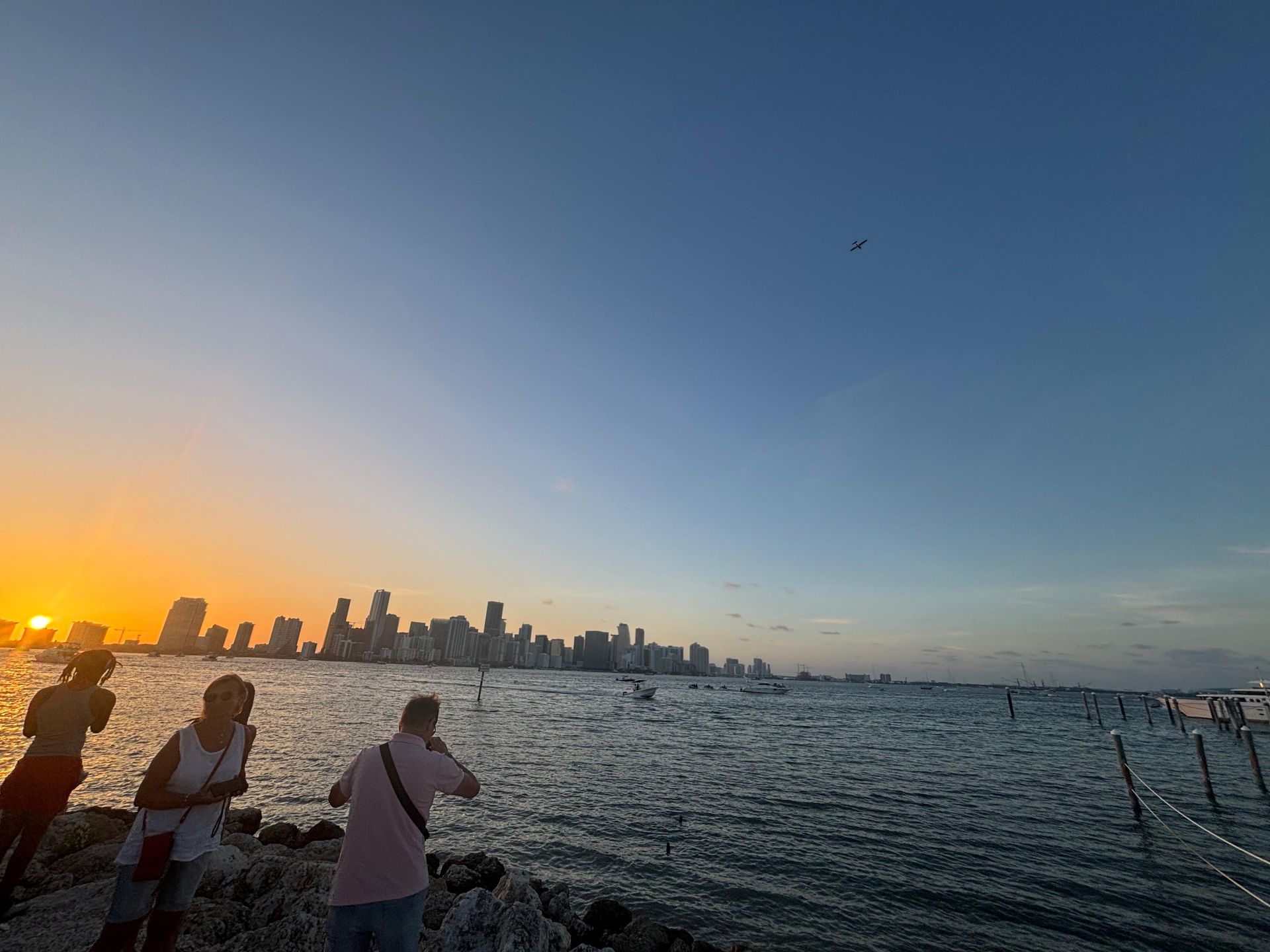 Miami Sunset on Biscayne Bay 