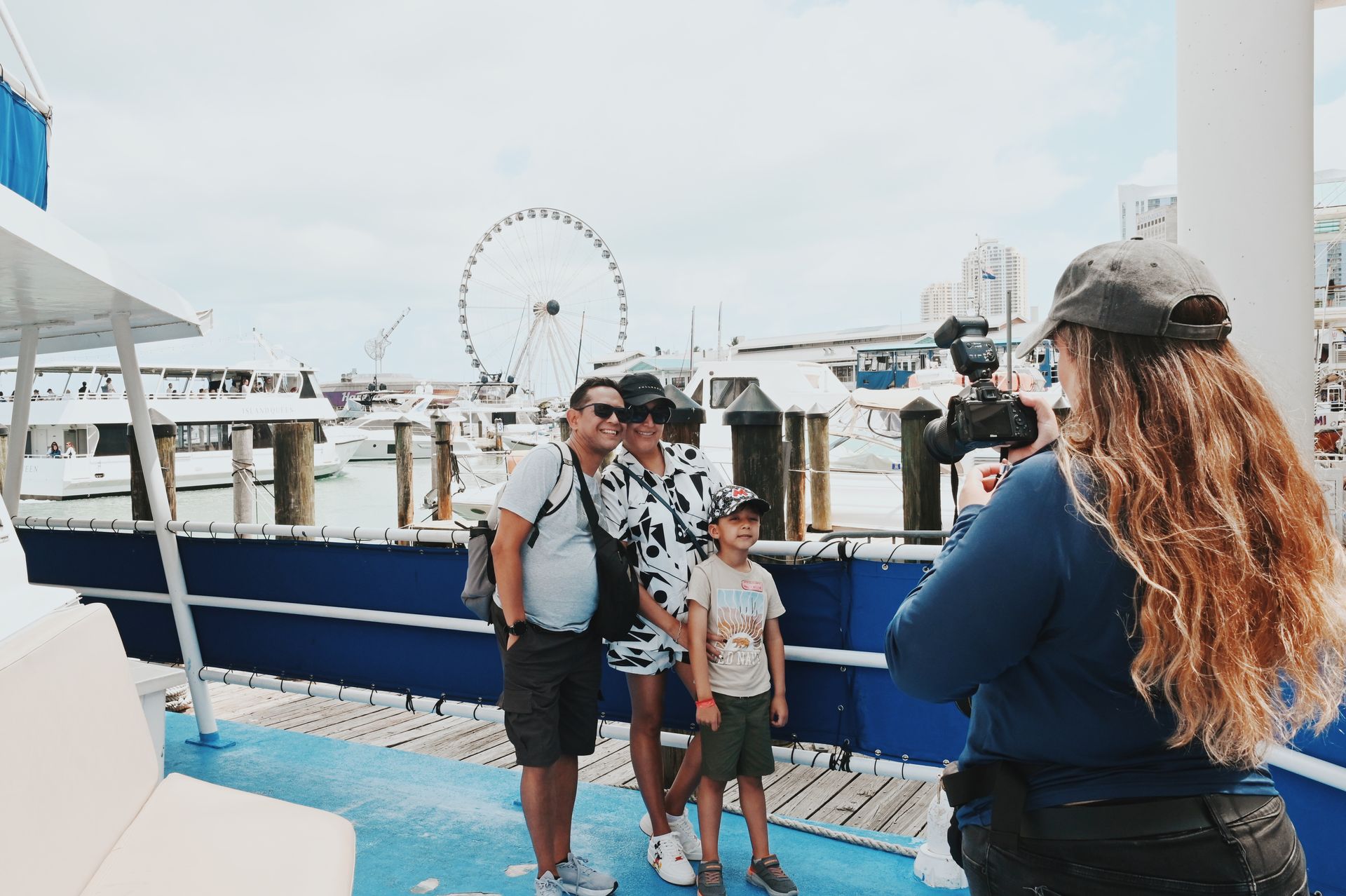 Photo Package taken before boarding all Miami Boat Cruises
