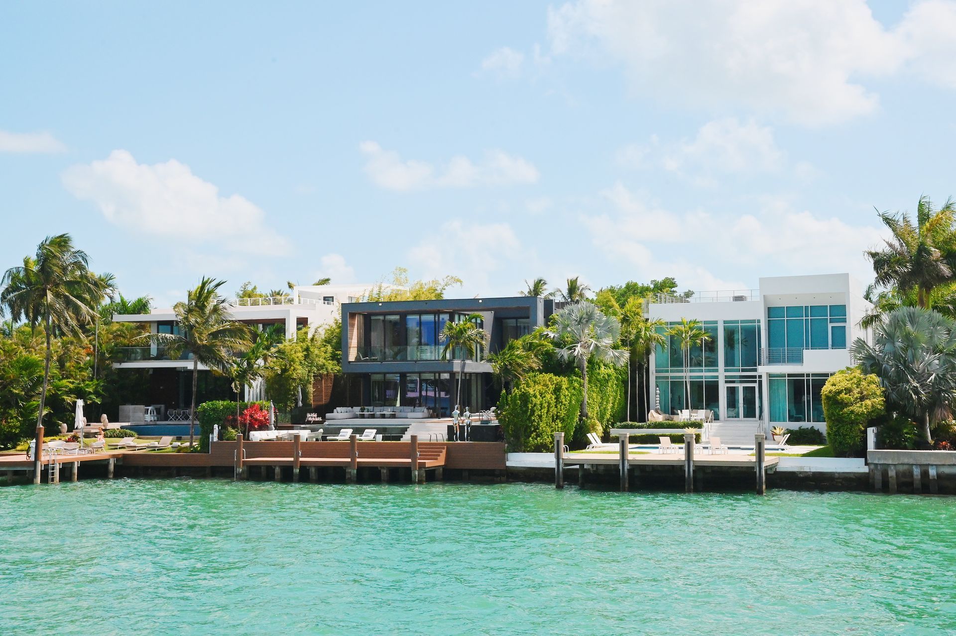 Mansion in Star Island seen on the Miami Boat Tours