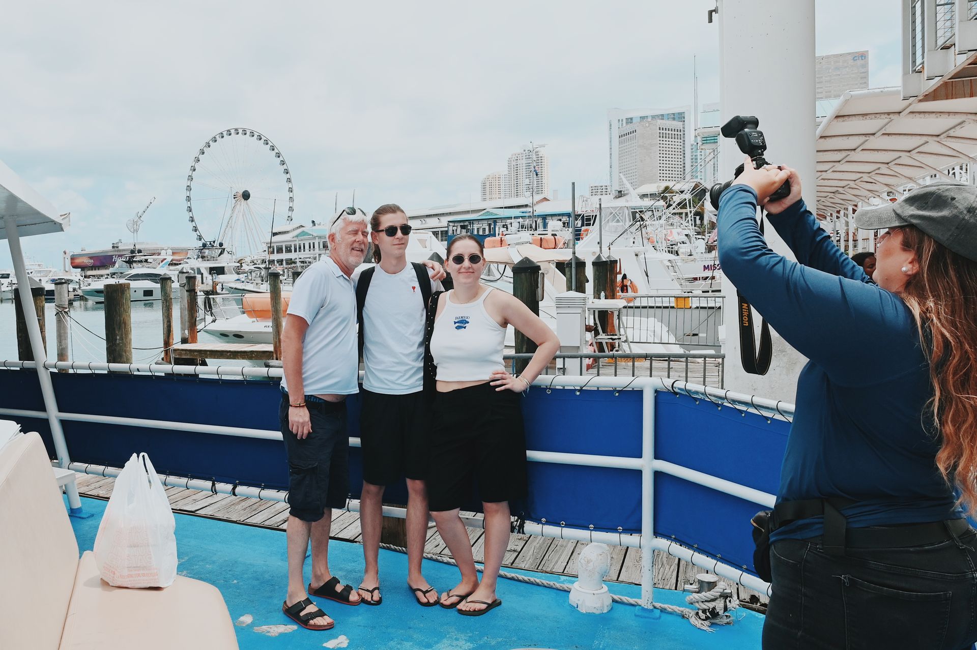 Souvenir Photo Package taken before your Miami Boat Cruise