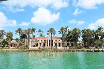 Viagra Mansion in Star Island seen from the Miami Sightseeing Cruise