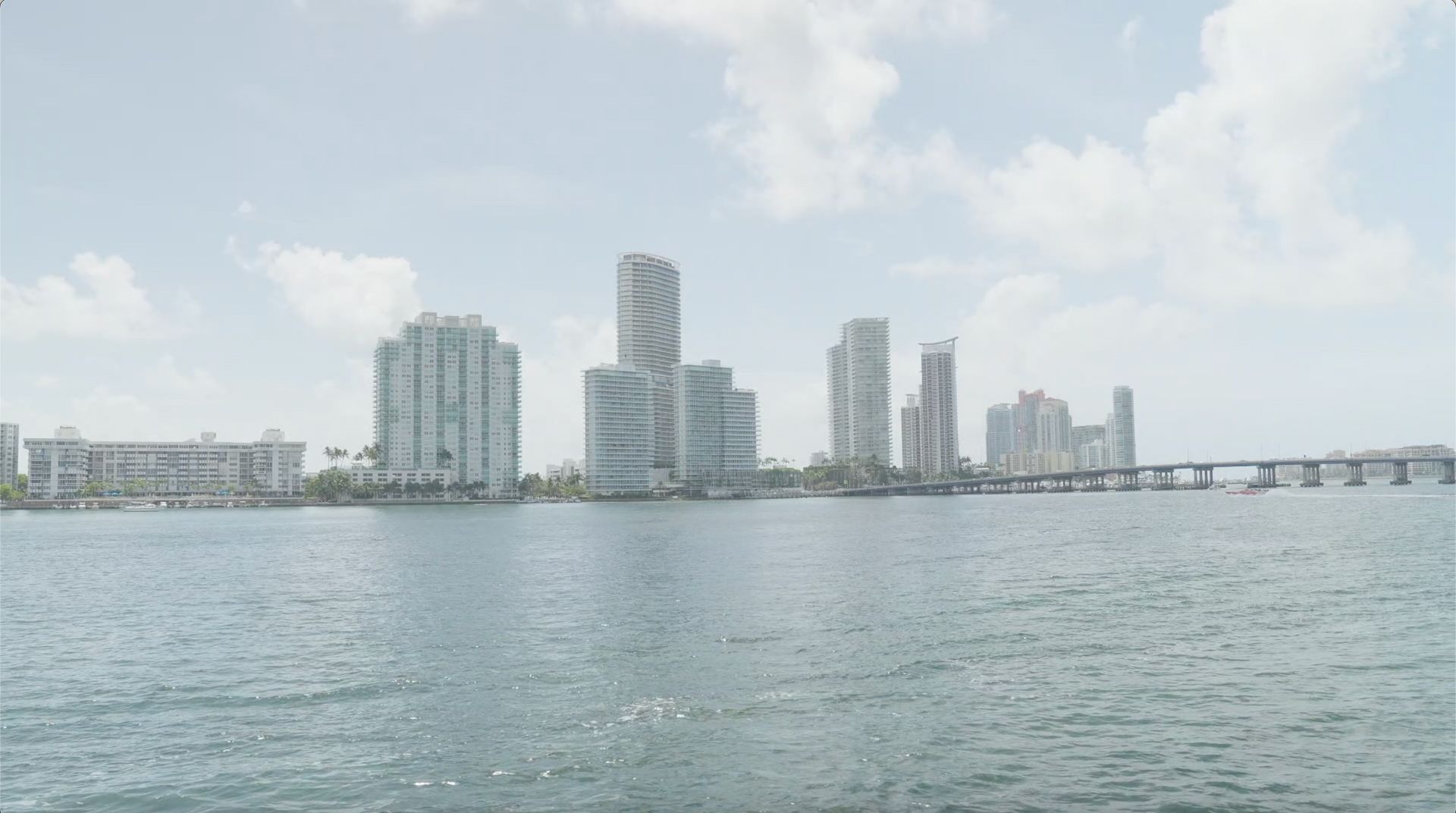 South Beach Skyline on a Miami Boat Ride