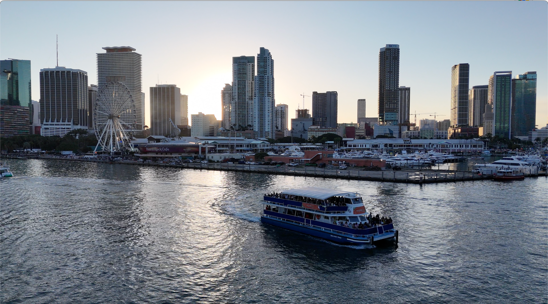 fun facts, Miami Sunset Cruise