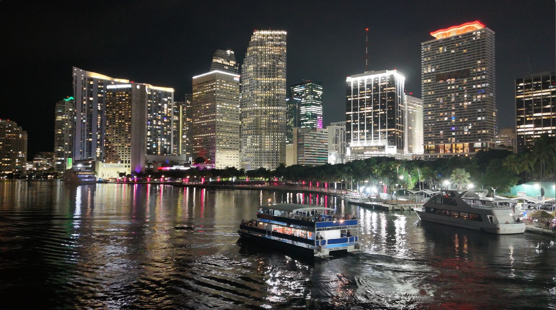 Miami Skyline at night