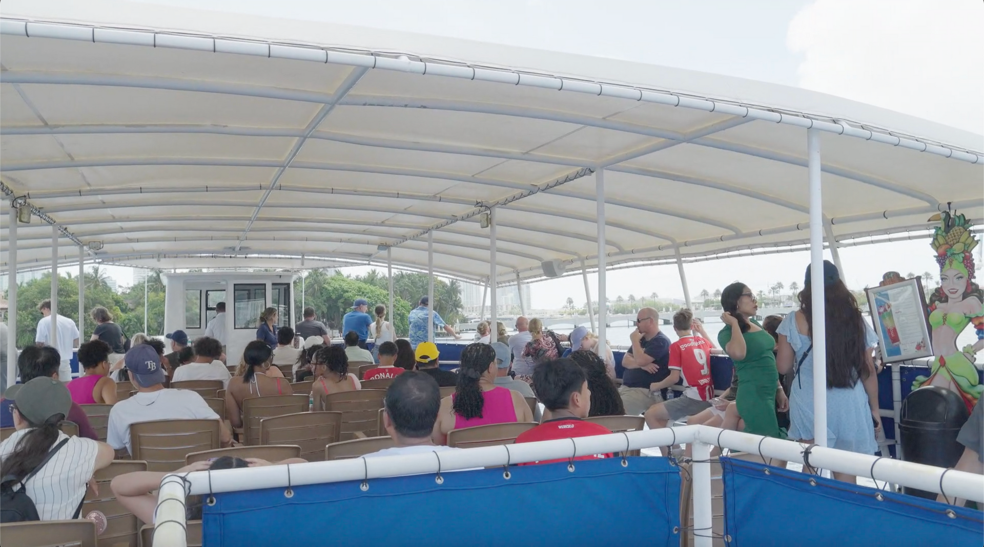 Open Air Top deck Miami Skyline and Millionaires Cruise