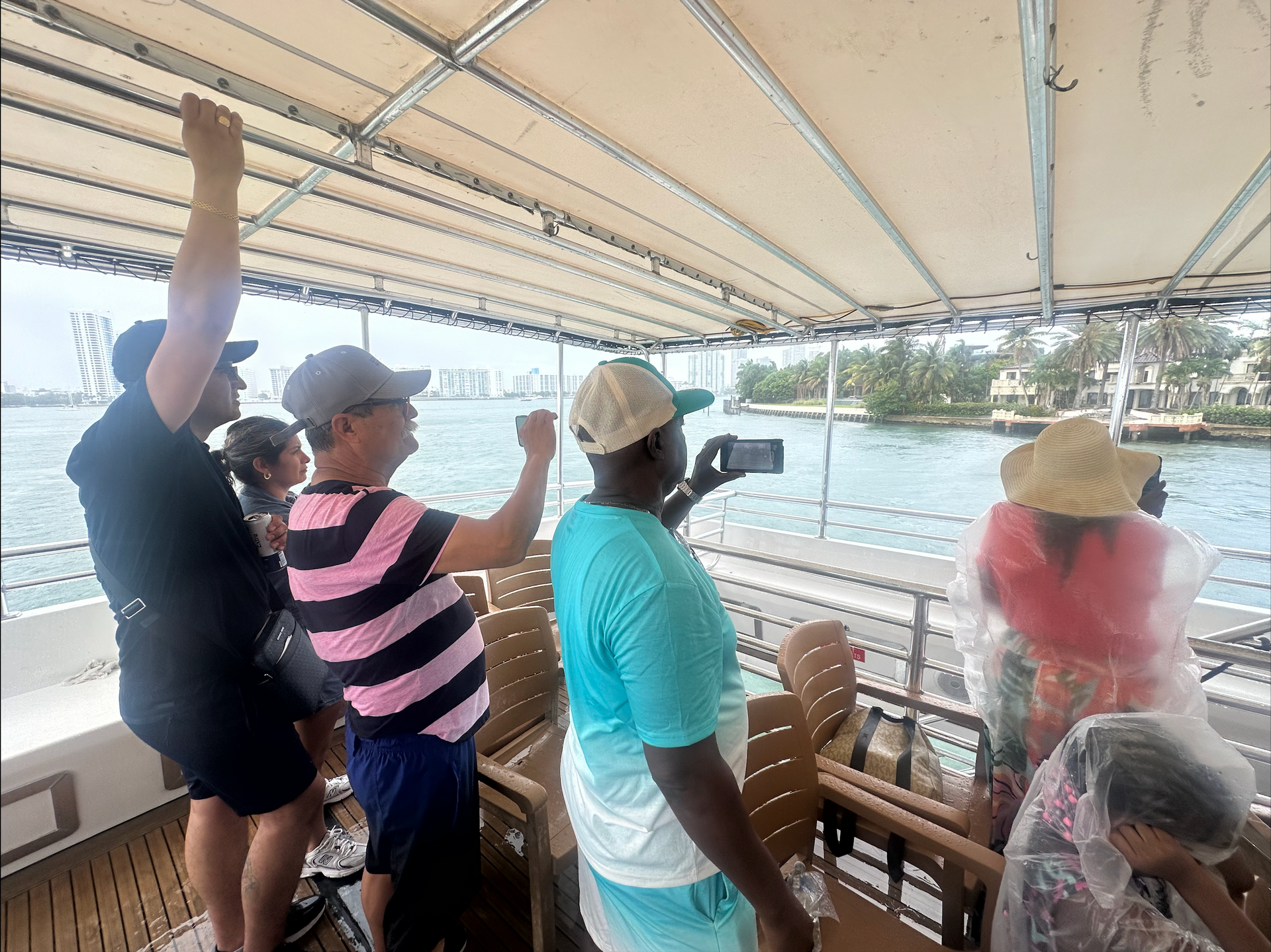 Guest Taking photos of Miami Star Island Mansions