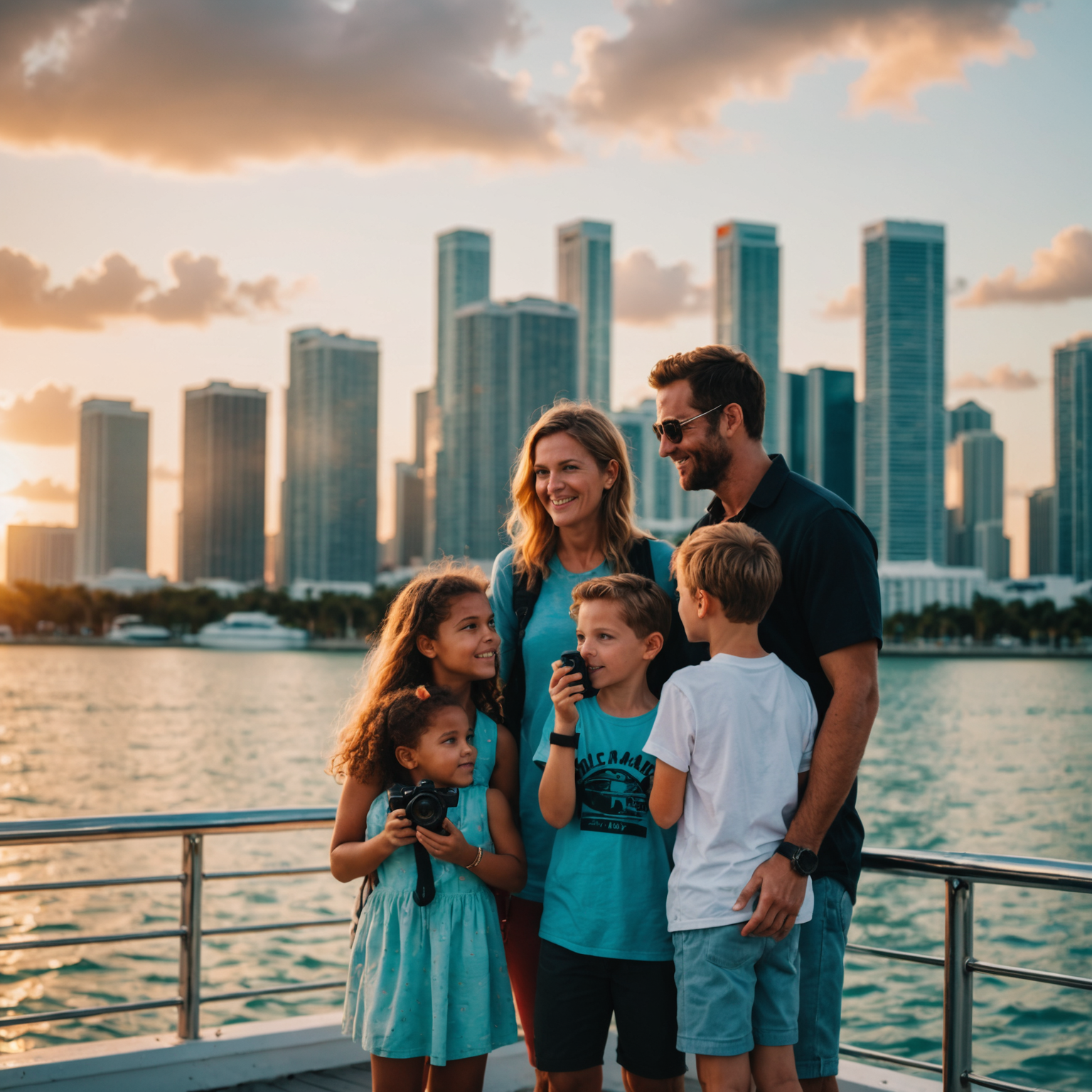 sunset cruises, boat tours, snack bar, join us, loved ones, see miami