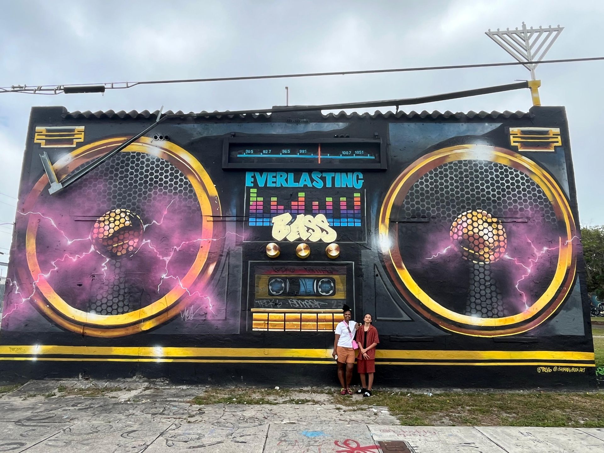 Wynwood Walls on a Miami Sightseeing bus 