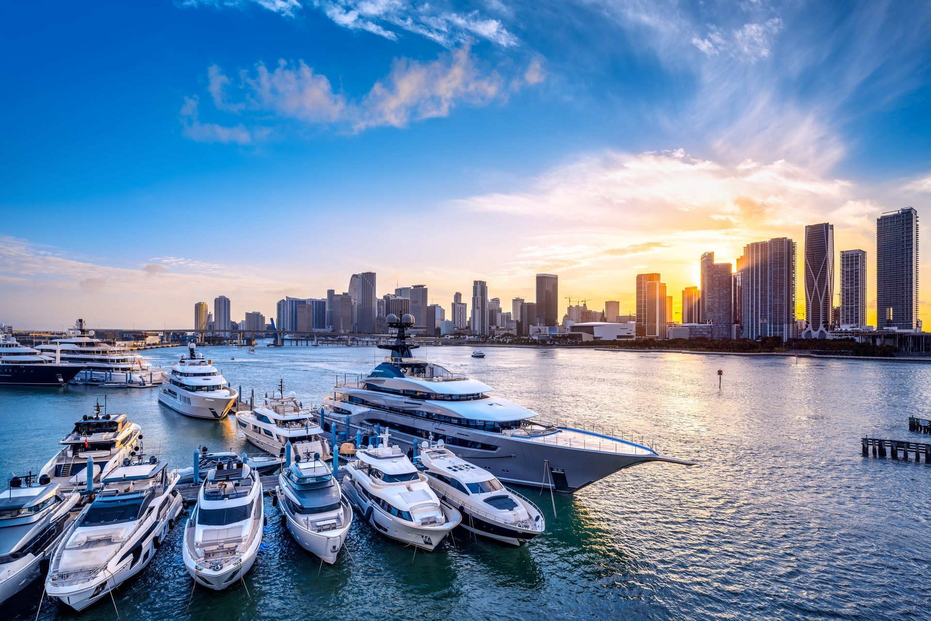 Miami Skyline, experience Biscayne Bay your way. 