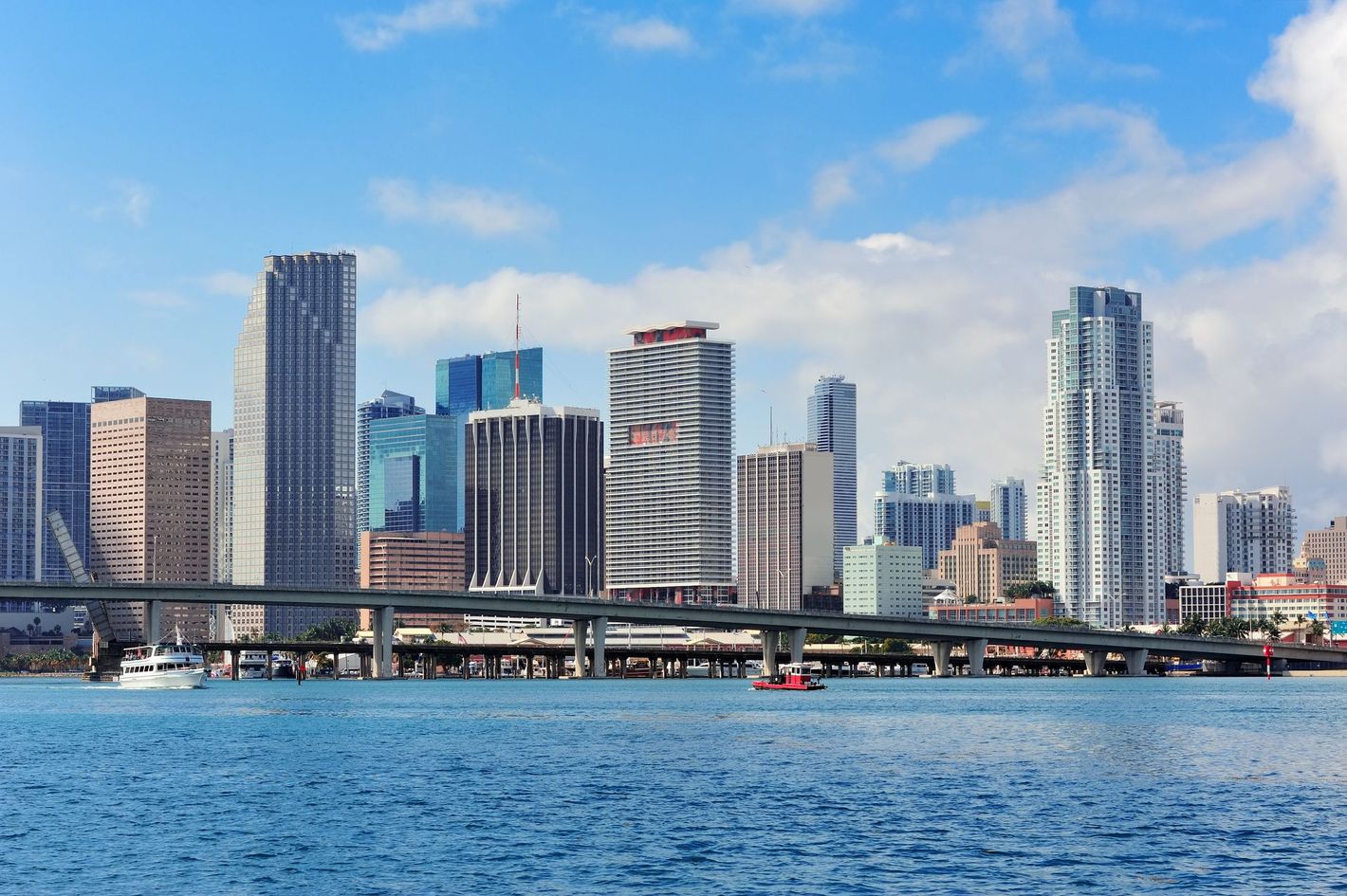 Miami Skyline from Biscayne Bay
