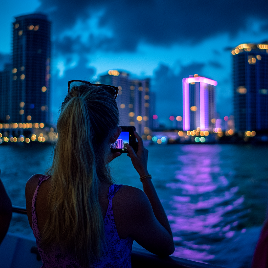 Miami Night Boat tour | Miami Skyline at Night