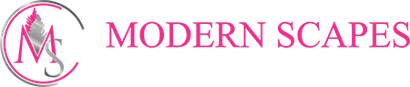 Logo: a pink and gray emblem in a circle with the words
