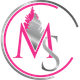 Logo: Pink and silver 