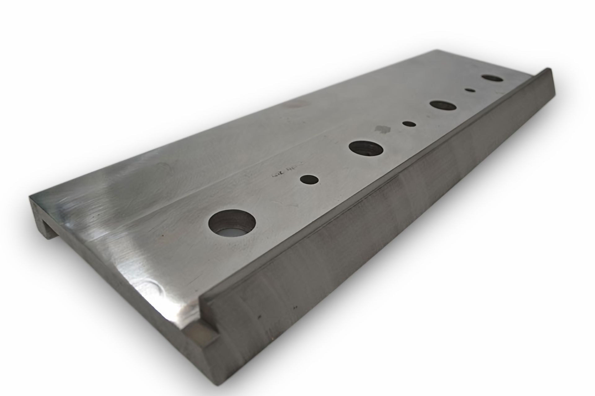 Silver cylindrical roller with textured surface, likely for industrial use.