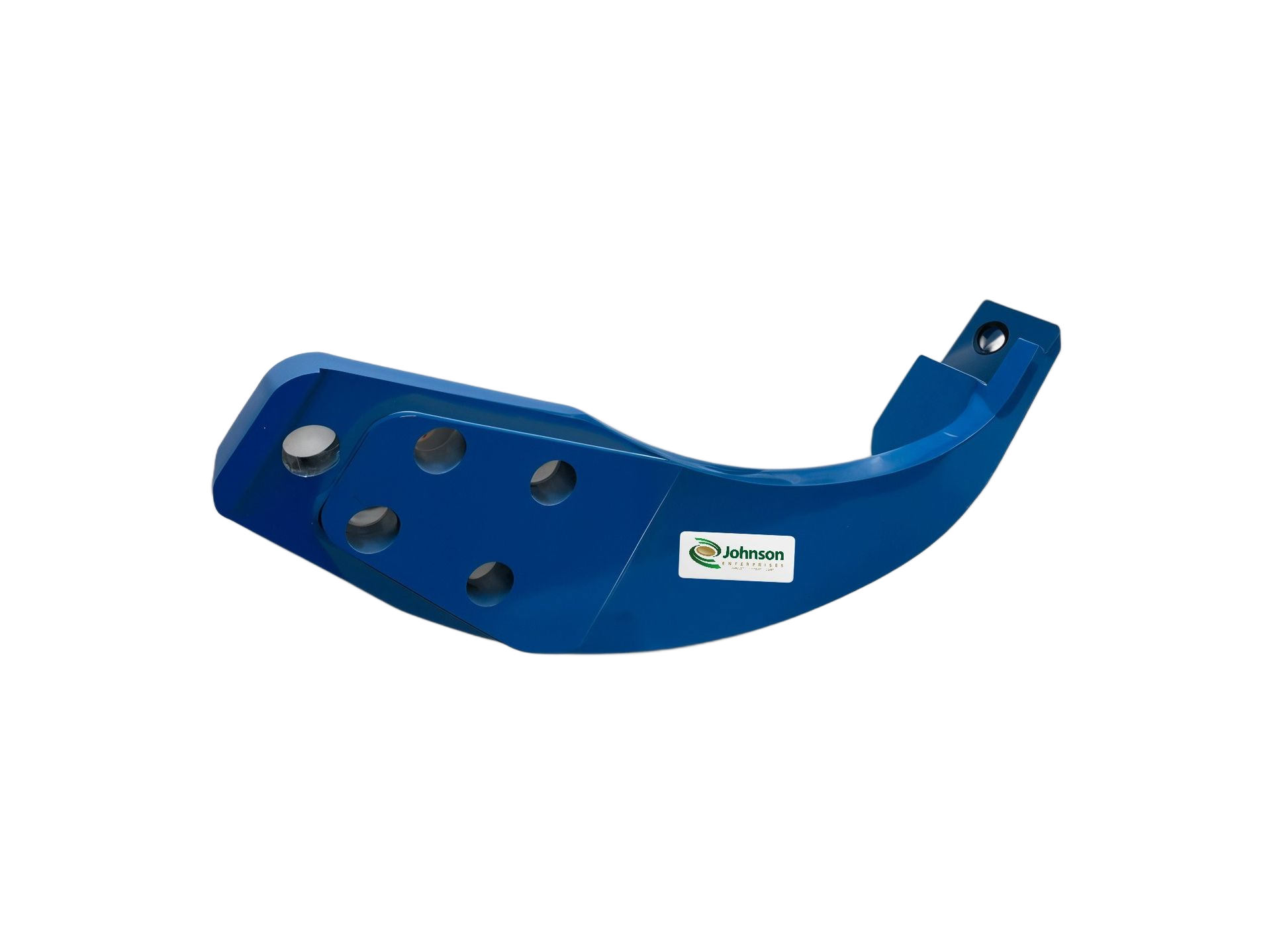 Orange spiked roller, possibly for soil compaction or breaking up material.