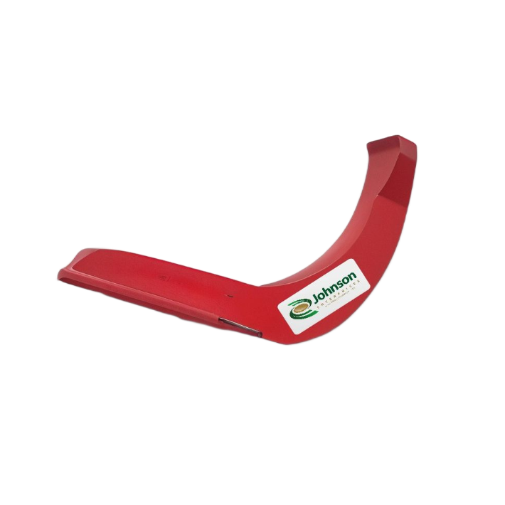 Orange impeller with angled blades and a central hub.