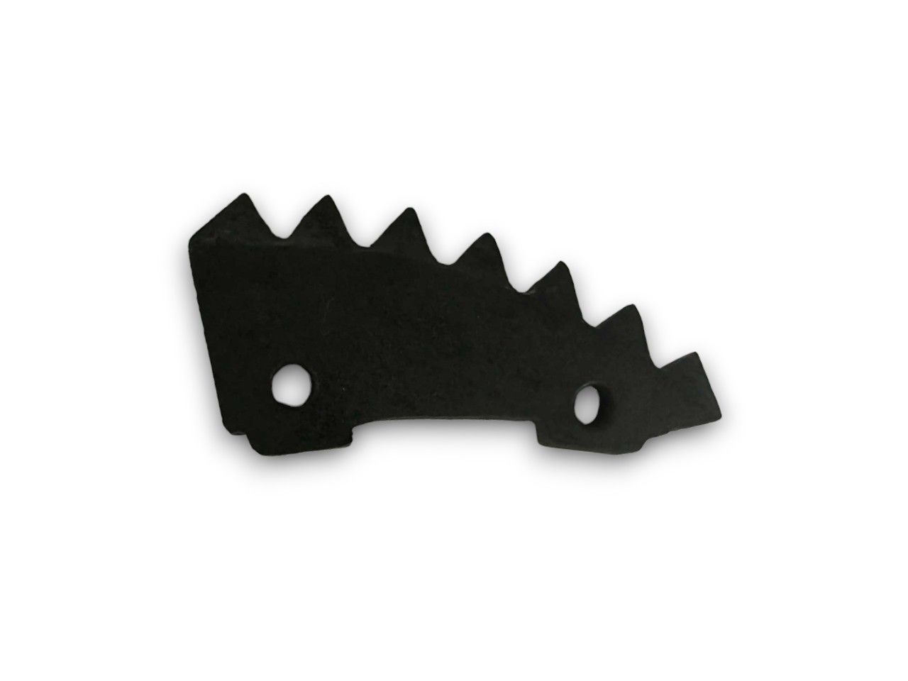 Orange metal wheel with spikes, possibly for heavy machinery or agricultural use.