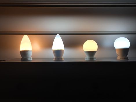 variety of LED bulbs