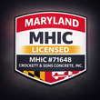 MHIC licensed contractor Crockett & Sons Concrete Maryland Home Improvement Commission