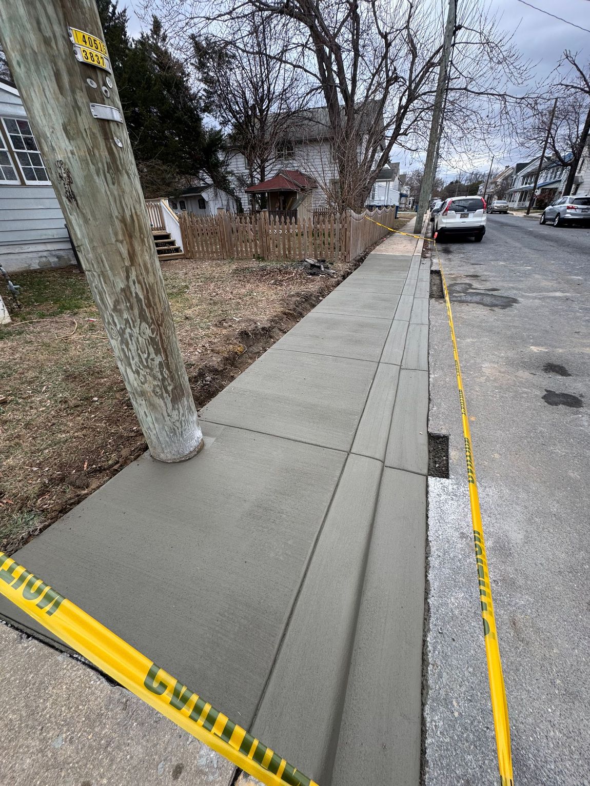 Town sidewalk completed in Elkton, MD