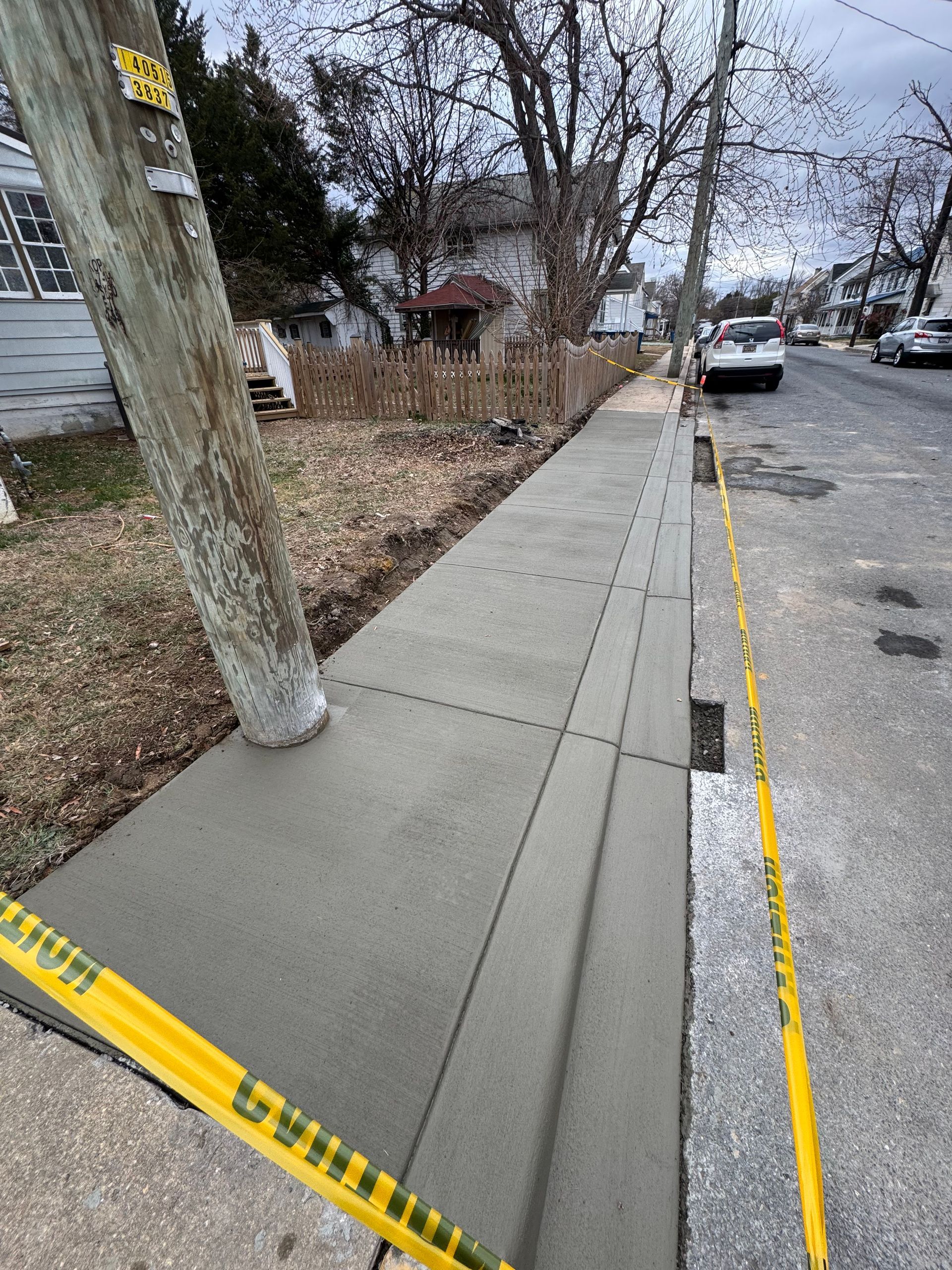 Town sidewalk completed in Elkton, MD
