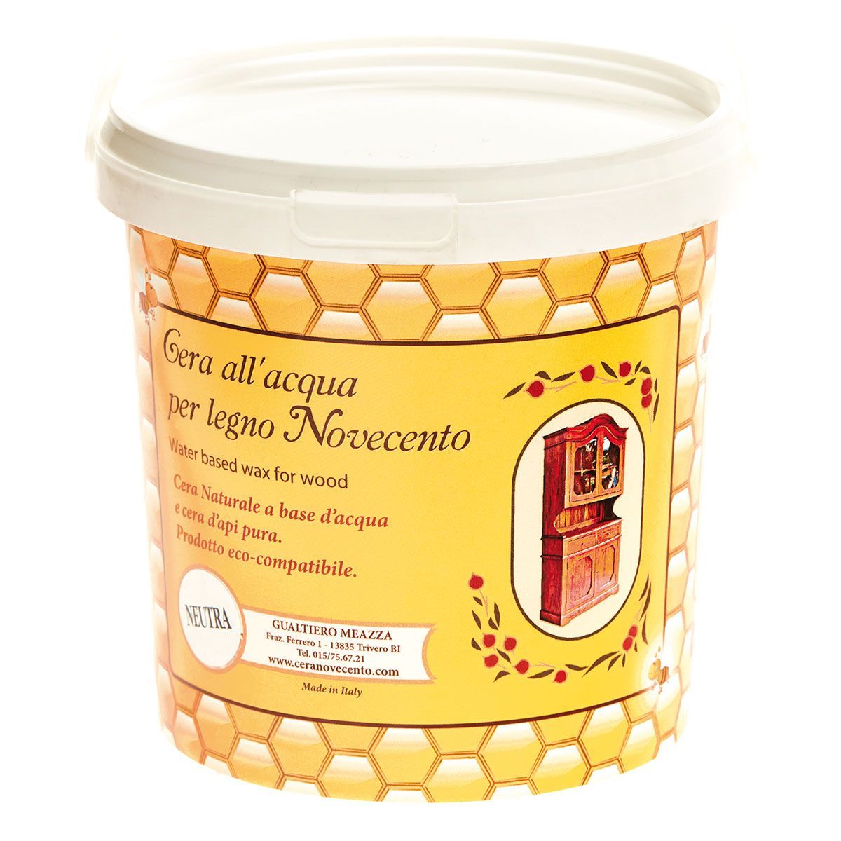 Cera all'acqua per legno Novecento Paint