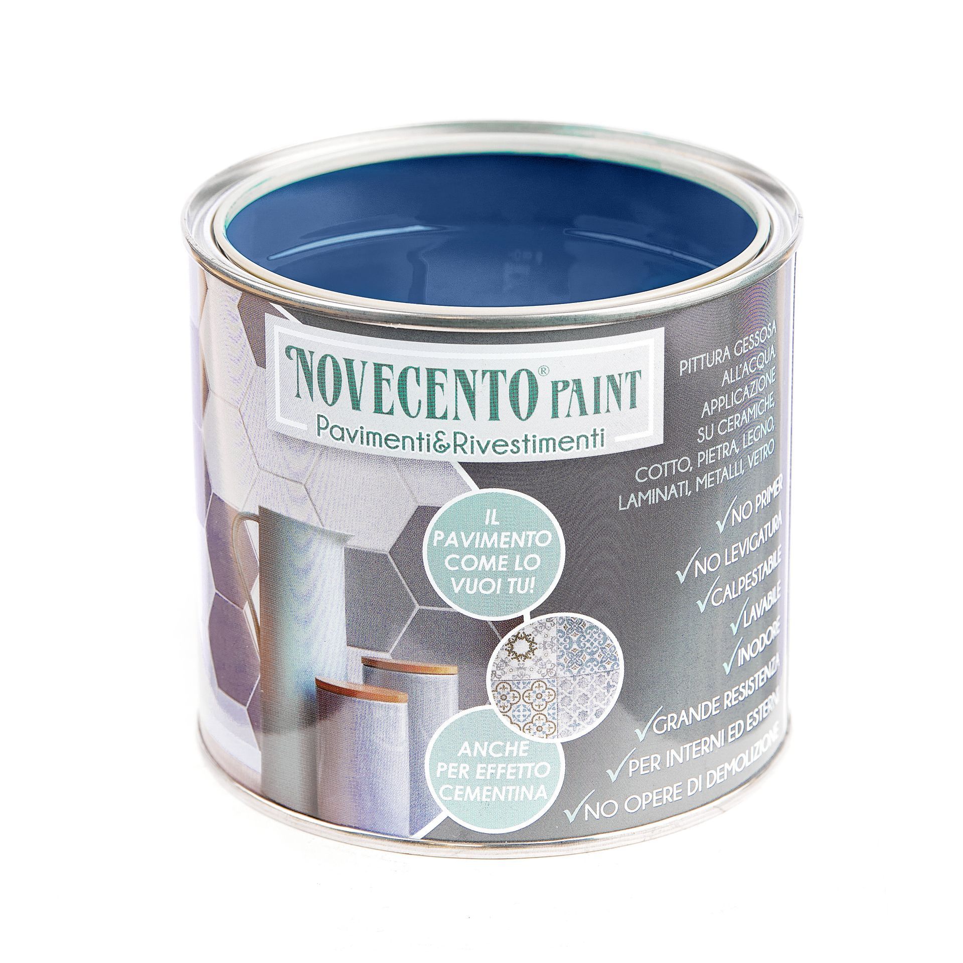 pavimenti e rivestimenti vernice blu persia Novecento Paint