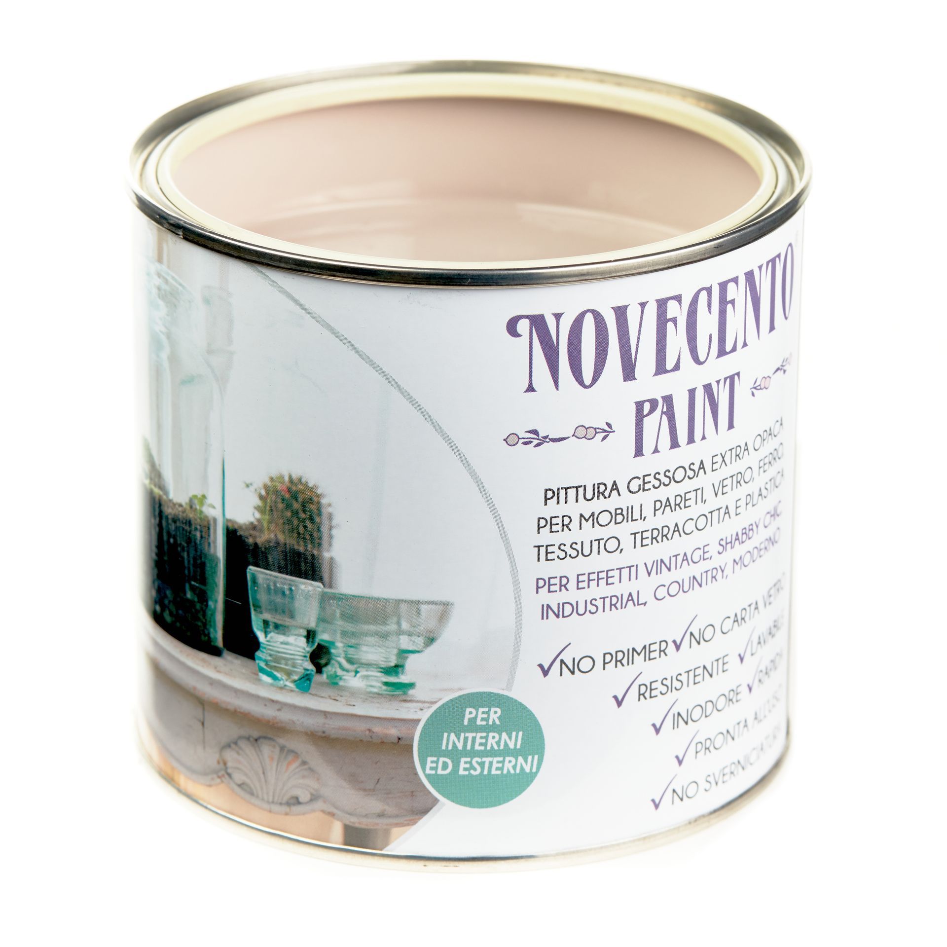 vernicia senza carteggiare novecento paint grigio francese