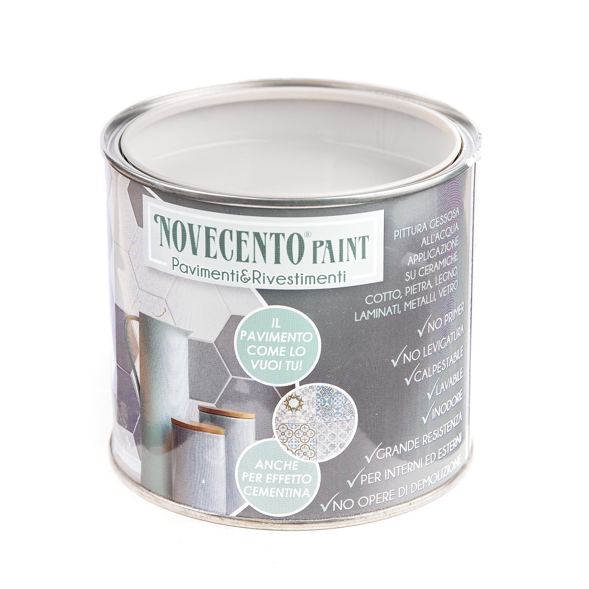 pavimenti e rivestimenti vernice grigio inglese Novecento Paint