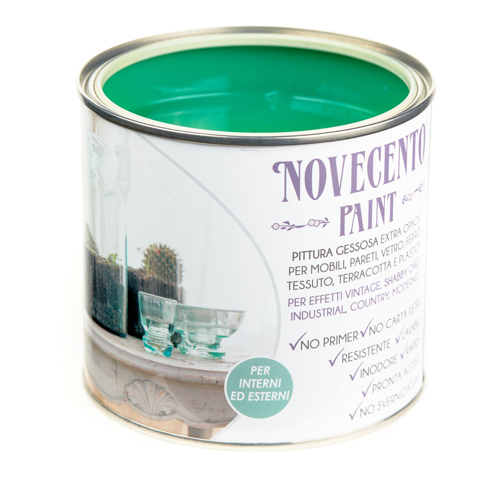 vernicia senza carteggiare novecento paint malachite