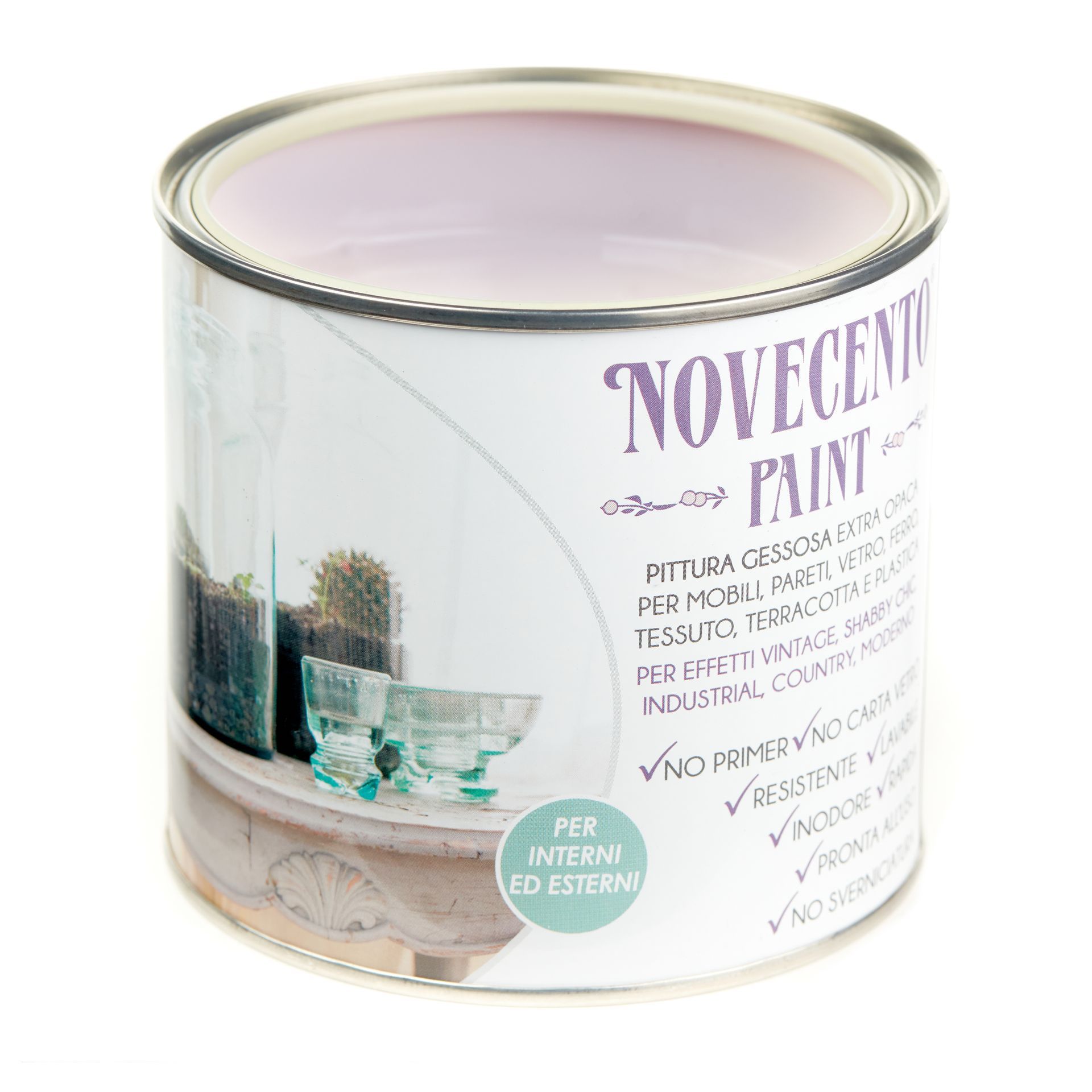 vernicia senza carteggiare novecento paint malva