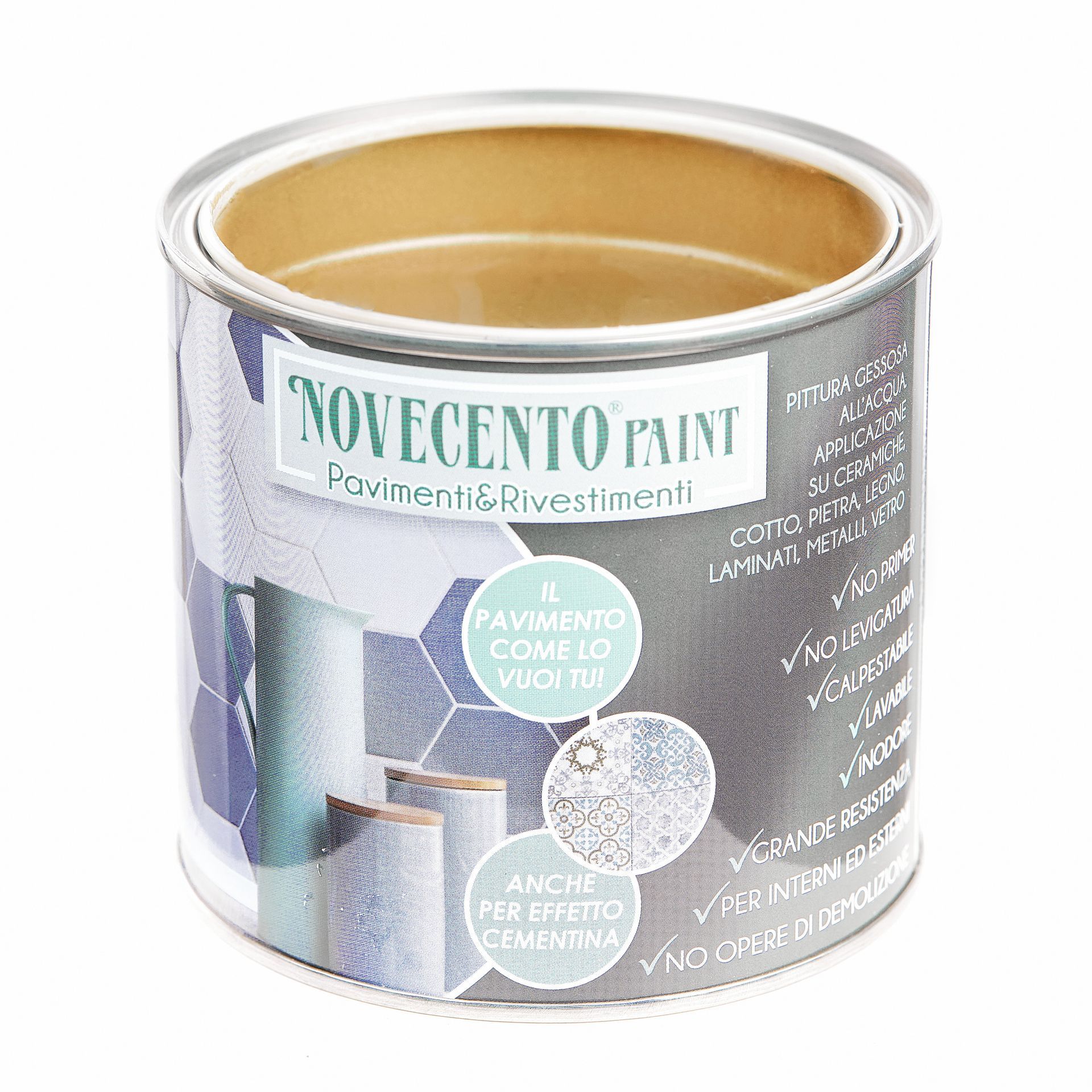 pavimenti e rivestimenti vernice oro ricco Novecento Paint