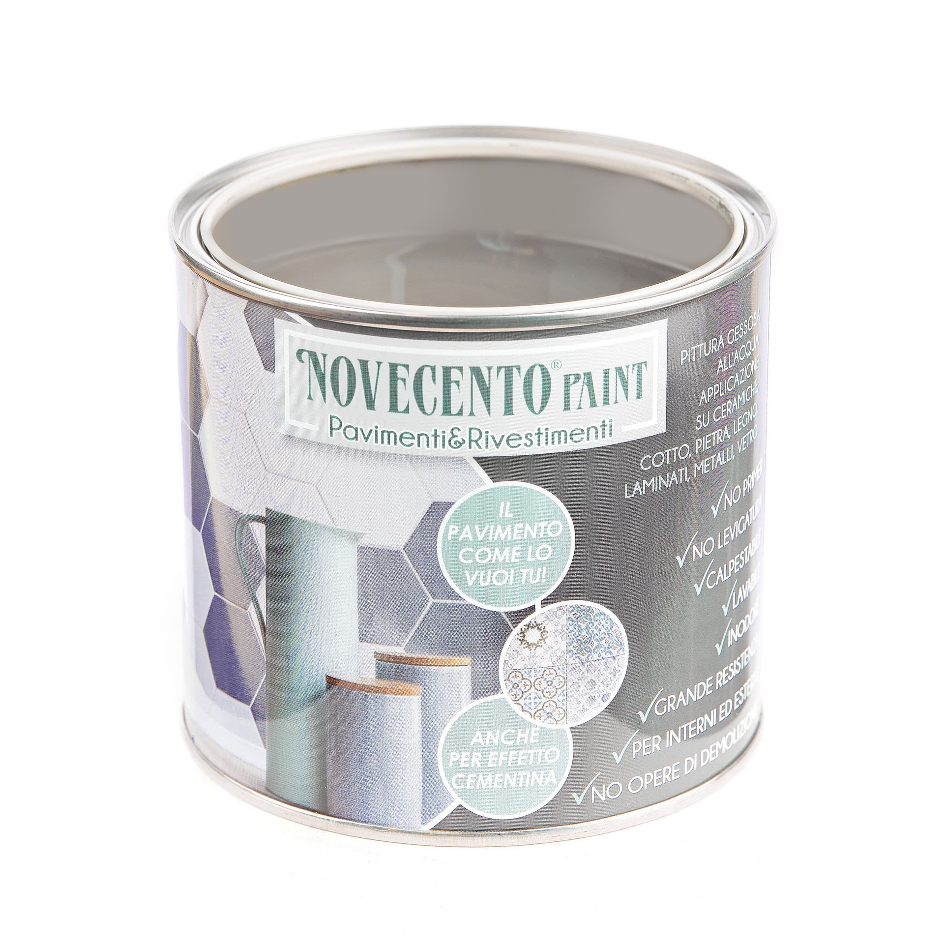 pavimenti e rivestimenti vernice peltro Novecento Paint