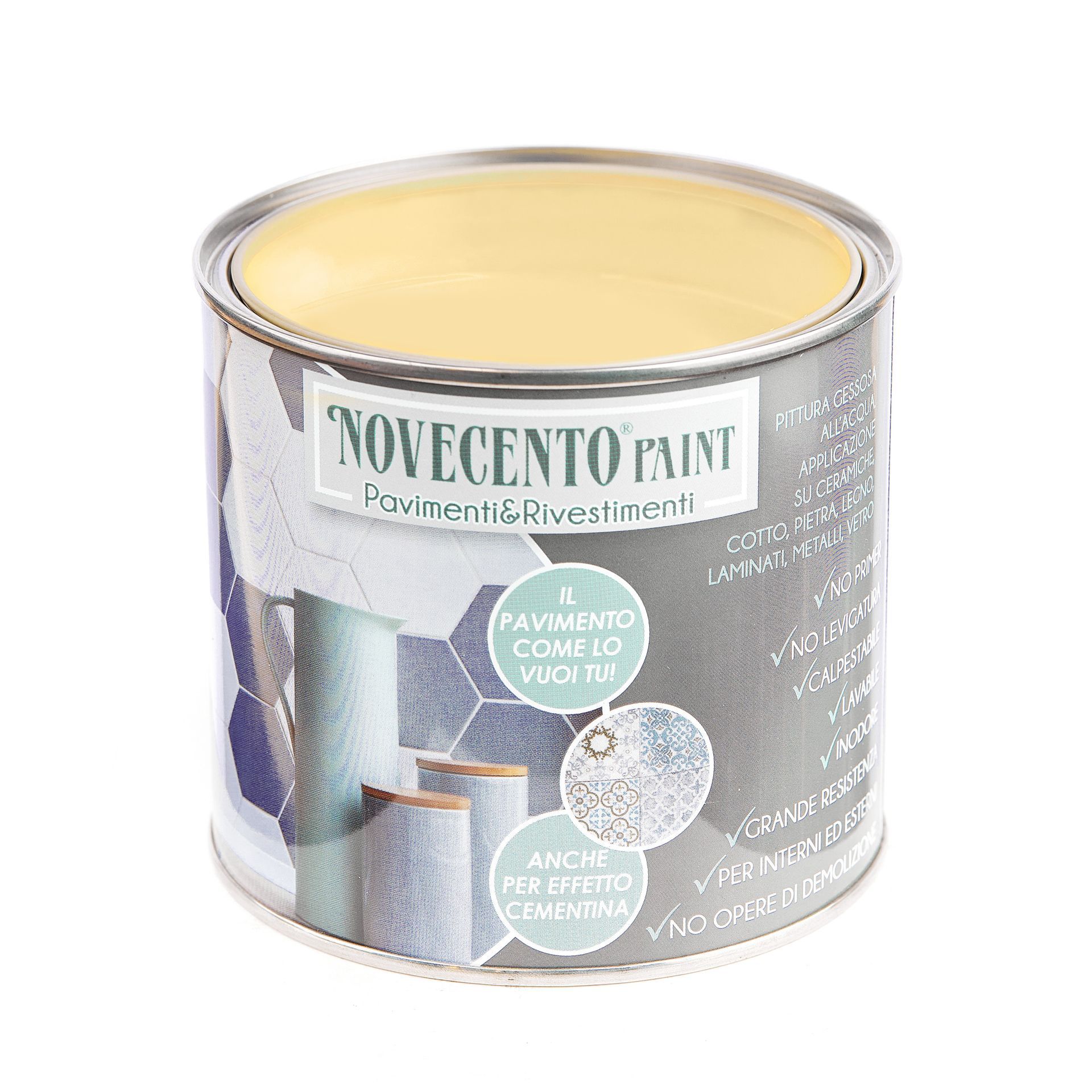 pavimenti e rivestimenti vernice polline Novecento Paint