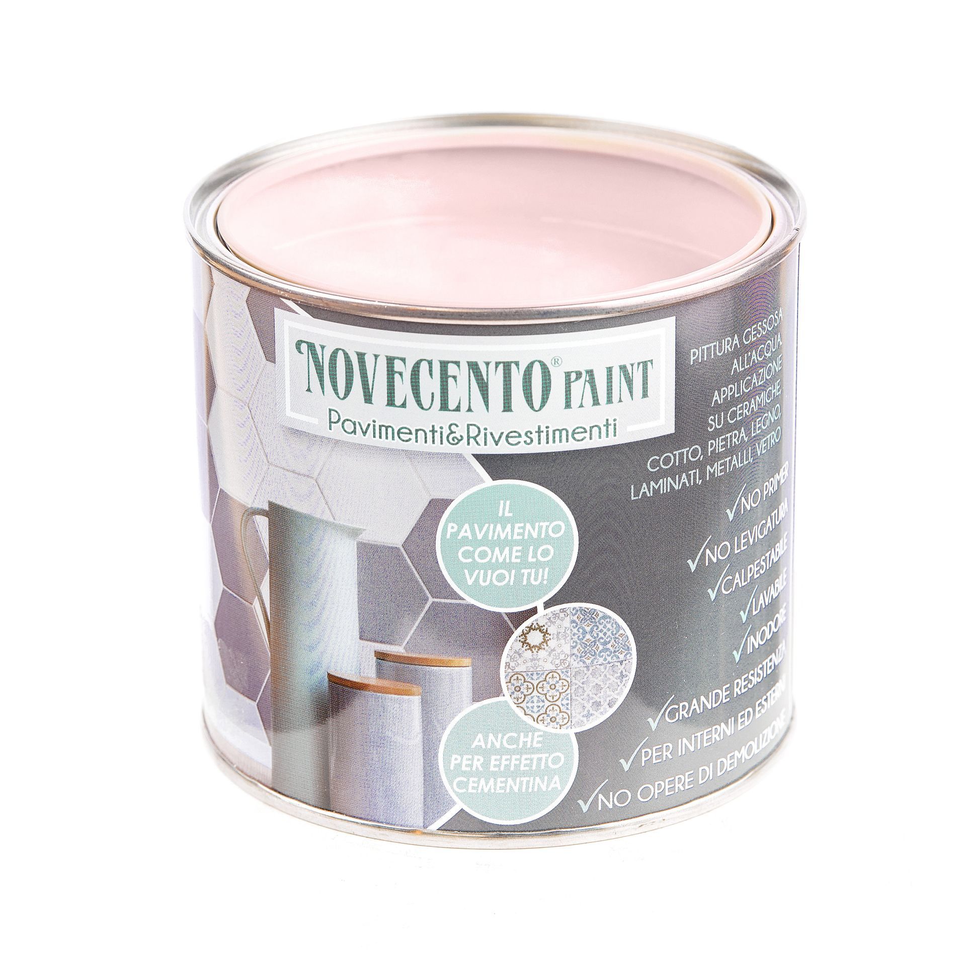 pavimenti e rivestimenti vernice rosa antico Novecento Paint