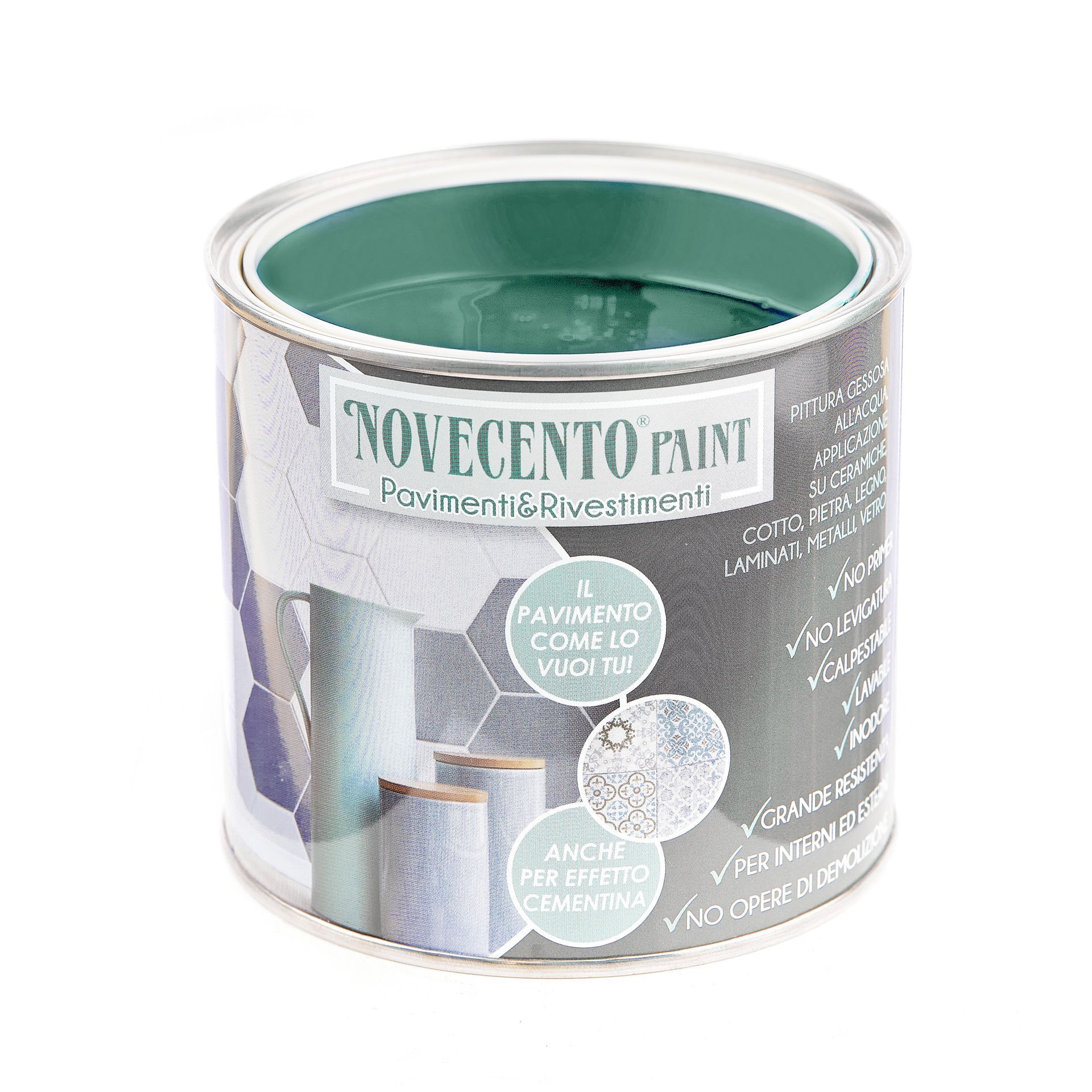 pavimenti e rivestimenti vernice sottobosco Novecento Paint