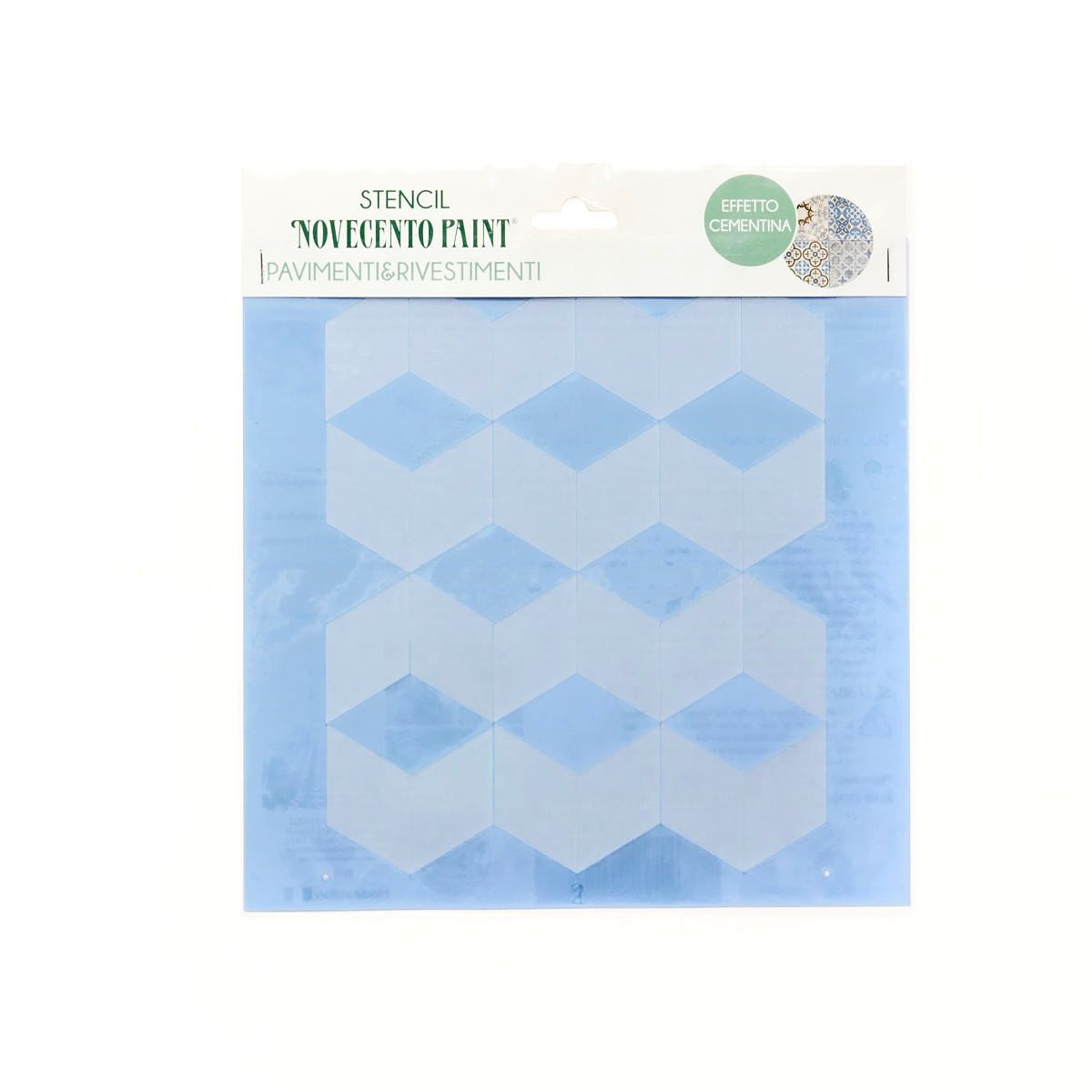 Stencil Cubo Pavimenti Novecento Paint