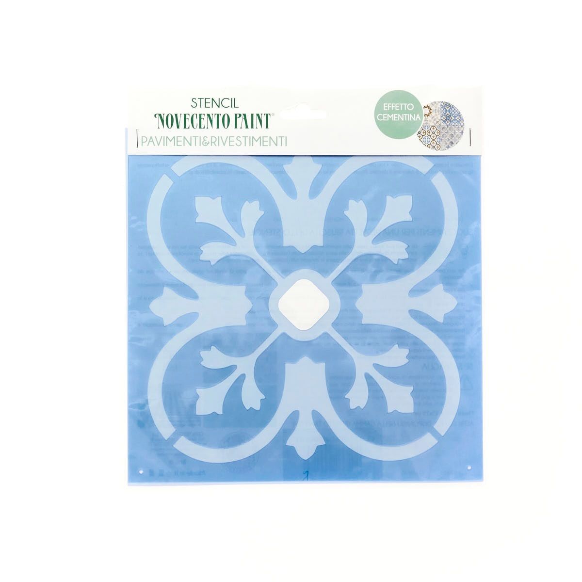 Stencil Quadrifoglio Pavimenti Novecento Paint