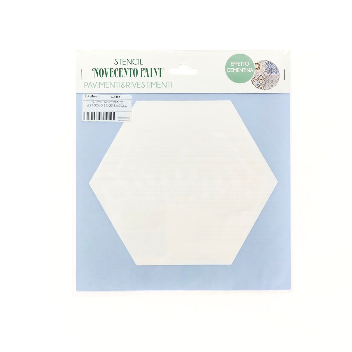 Stencil Esagono Pavimenti Novecento Paint