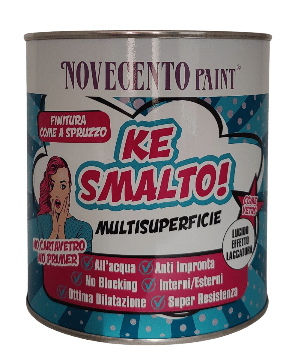 kesmalto! multisuperficie all'acqua senza primer novecento paint