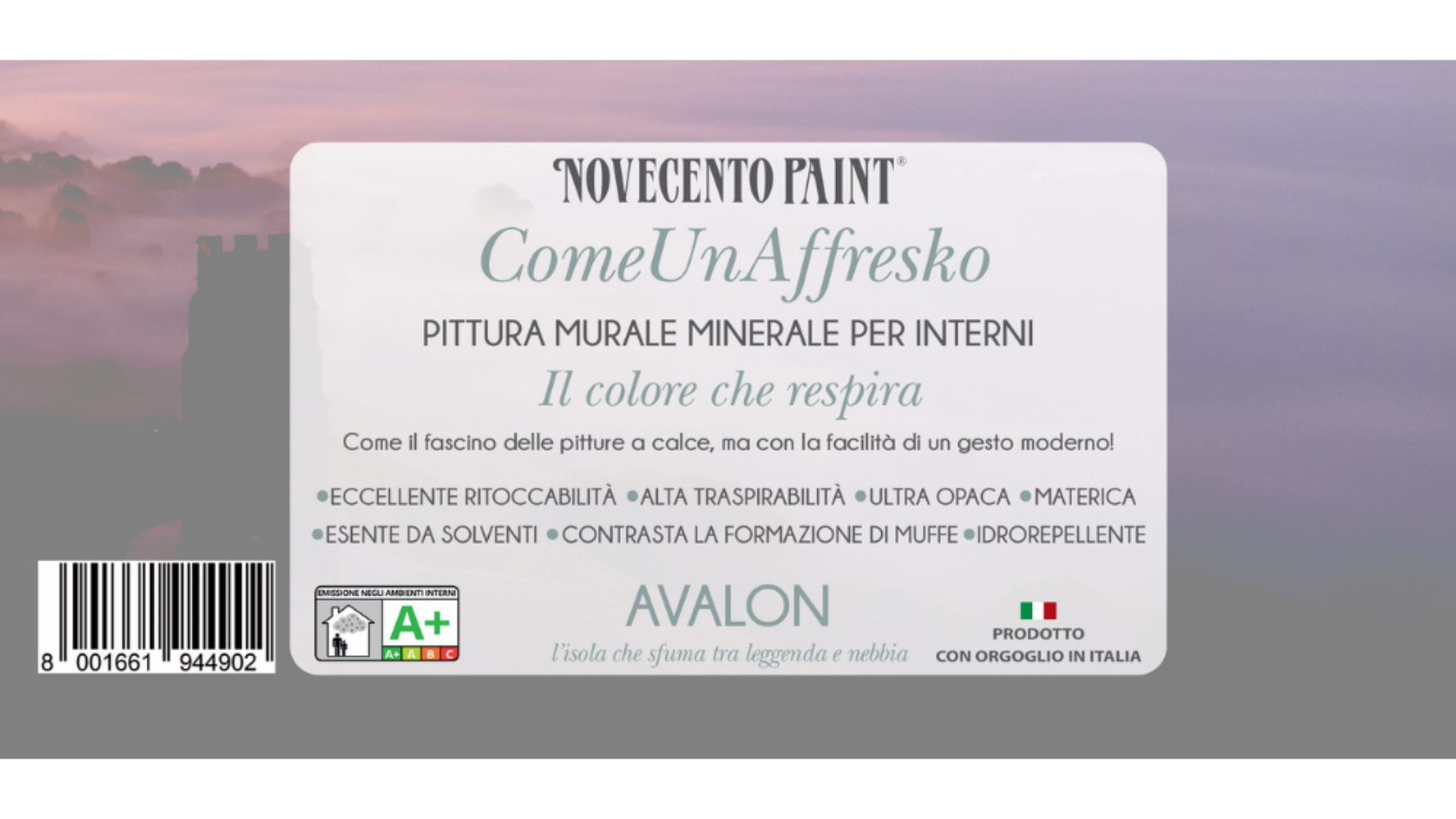 pittura effetto calce colore qvon