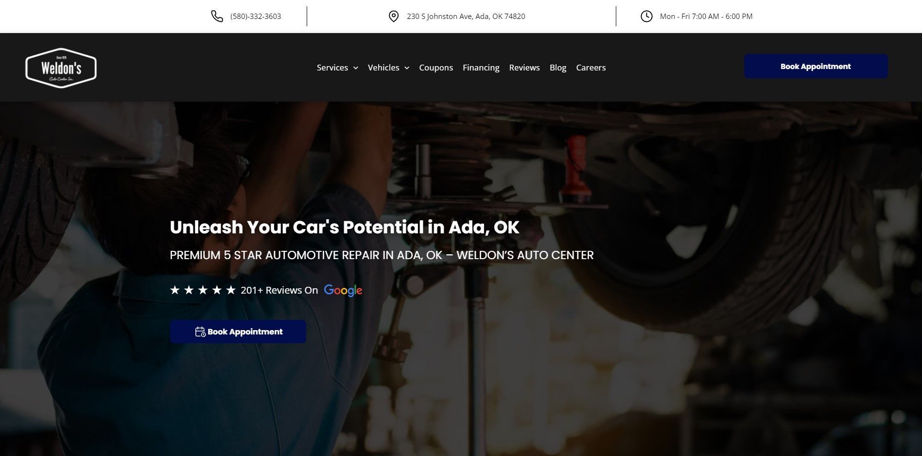 Professional Auto Services in Ada, OK Weldon's Auto Center