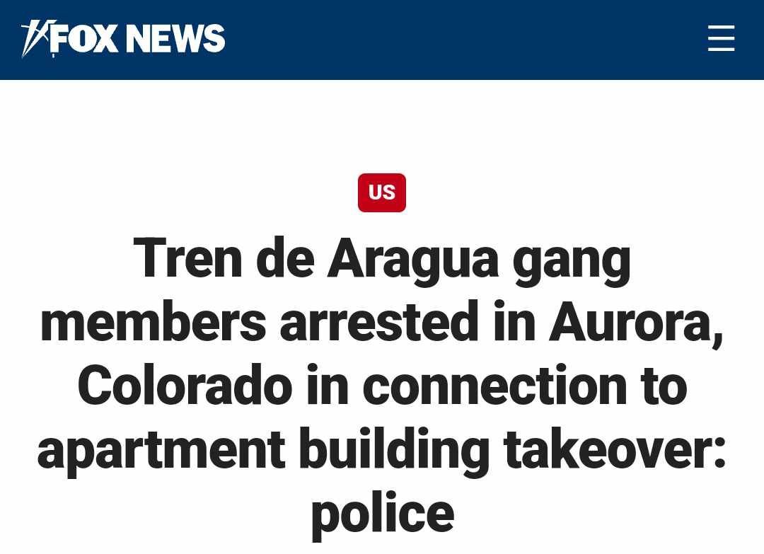 Articla image about the gang Tren de Aragua