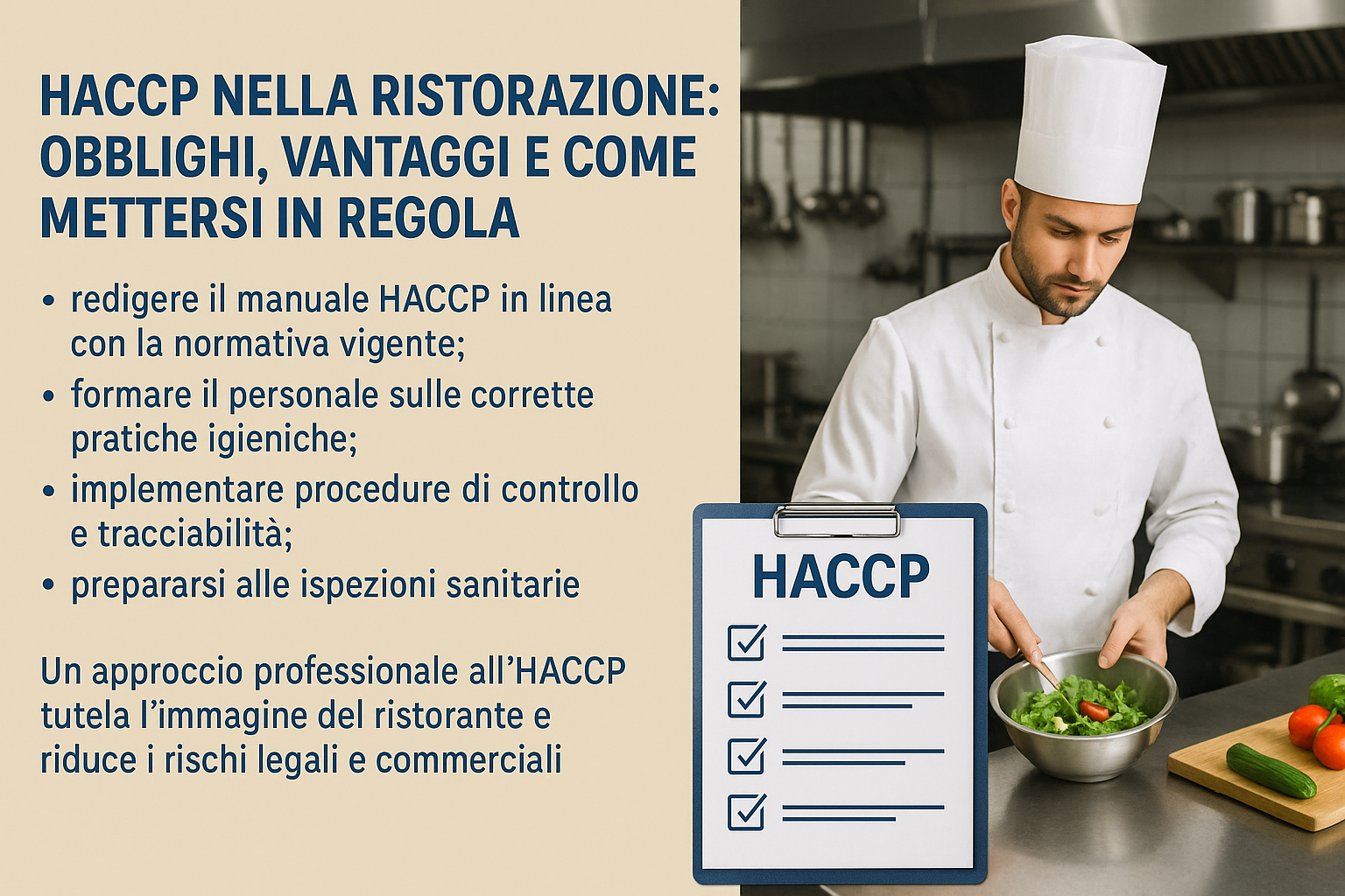 HACCP è obbligatorio 