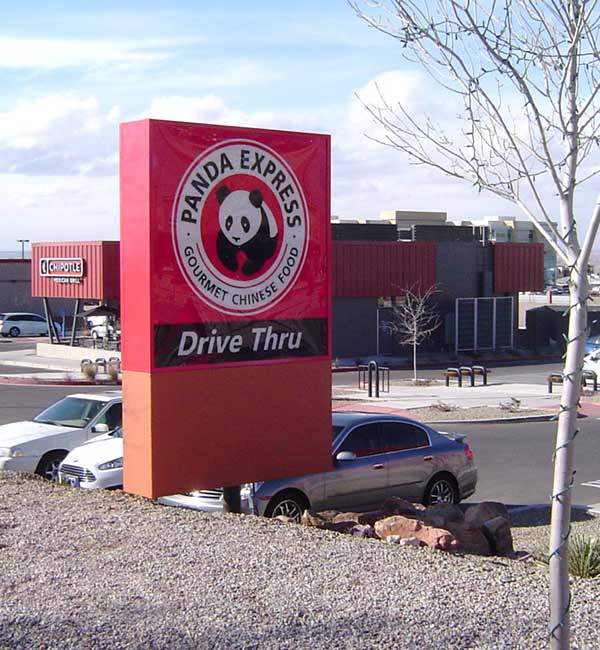 Drive thru sign - Monument sign in Albuquerque, NM