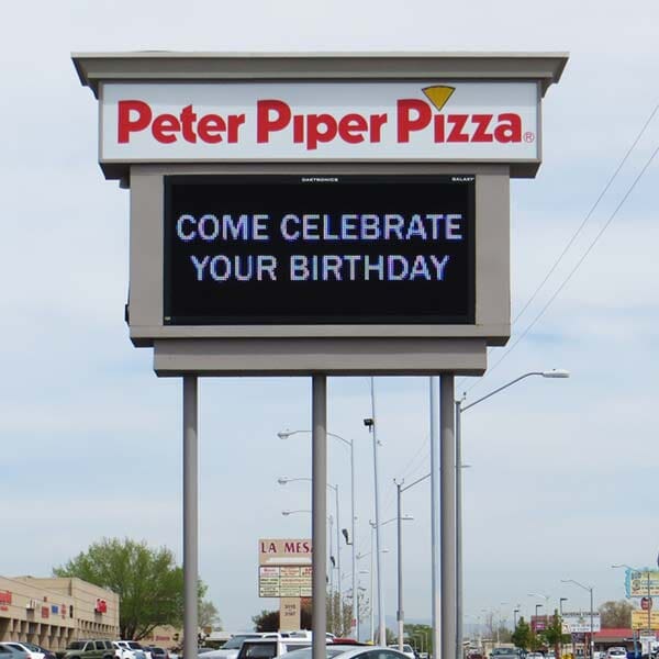Peter Piper Pizza - Electronic displays in Albuquerque, NM