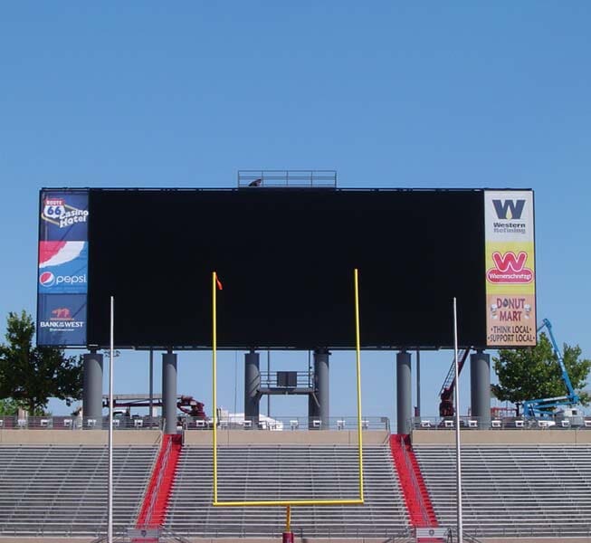 Football stadium signboard - Electronic displays in Albuquerque, NM