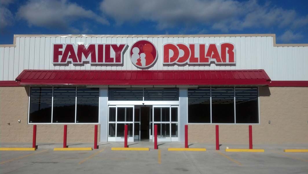Family dollar sign - Sign installation in Albuquerque, NM