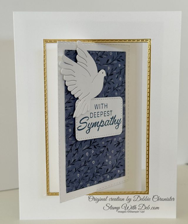 Peaceful Garden Pop Out Swing Card