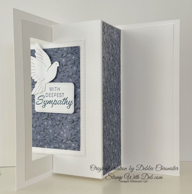 Peaceful Garden Pop Out Swing Card